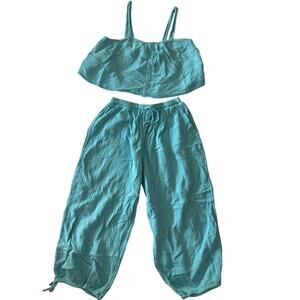 Colsie Aqua Blue Gauze Comfort Set